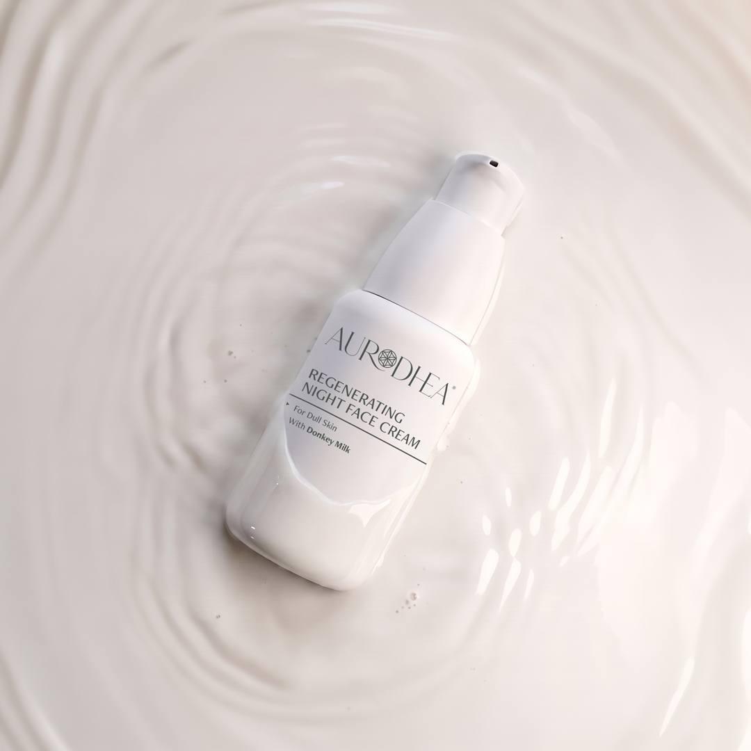 Crème visage de nuit au lait d'ânesse - 50ml