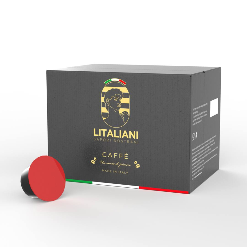 Café en capsules compatibles 'Dolce Gusto' - Mélange Rouge (classique) 50 pièces